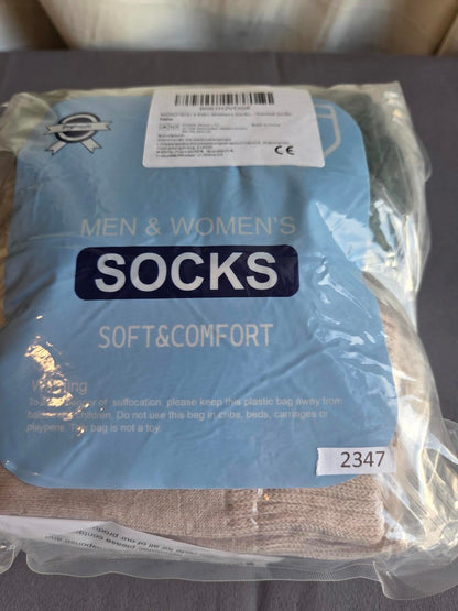 Unisex thermal Socks one size multi-coloured (pack of 5) 2347