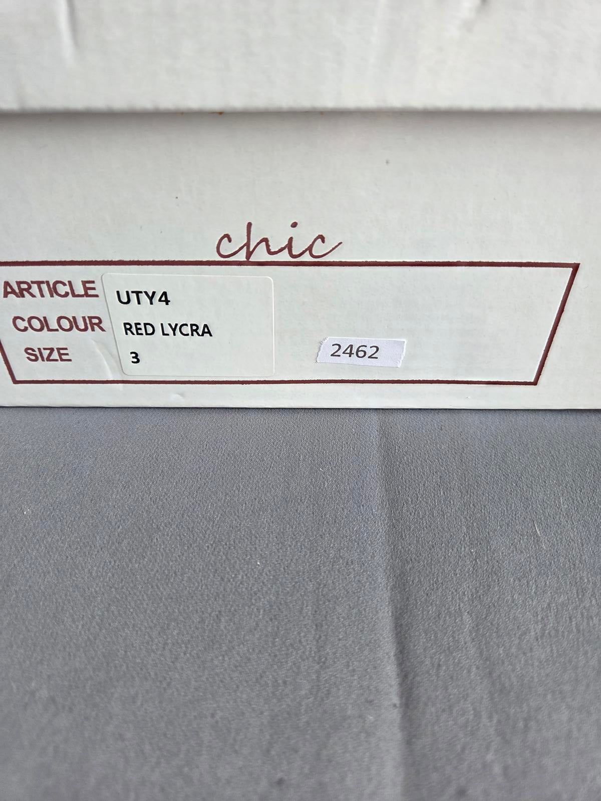 Woman's size 3 Red lycra boots 2462