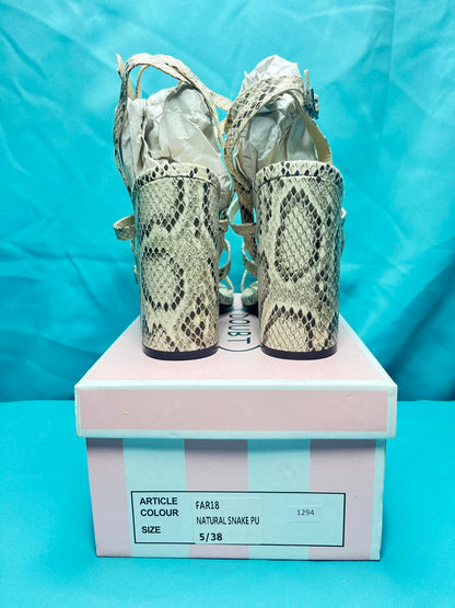 Woman's size 8 Open Toe Heels 2001