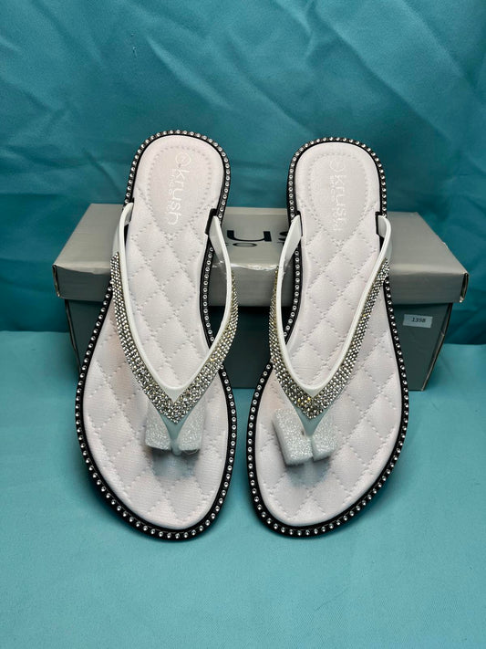 Krush size 7 sandal's with diamond effect straps 1398