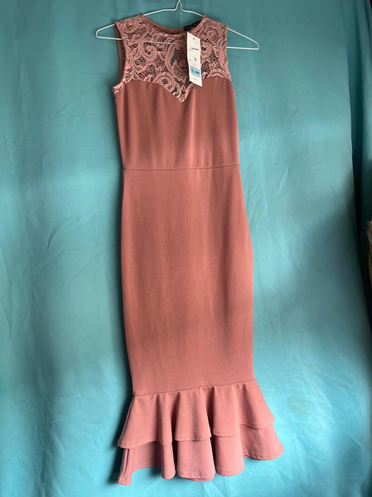 Size 8 pink dress 1231