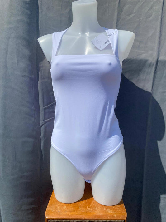 sleeveless body suit square neck 1184