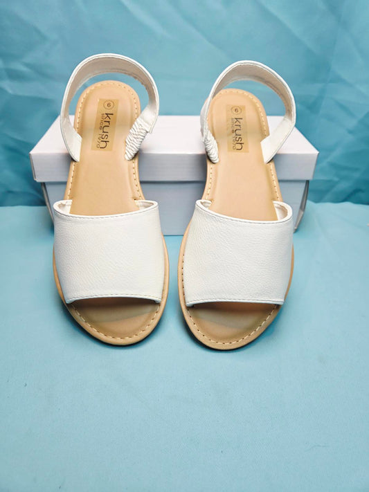 Woman's size 6 Open Toe Flats 2093