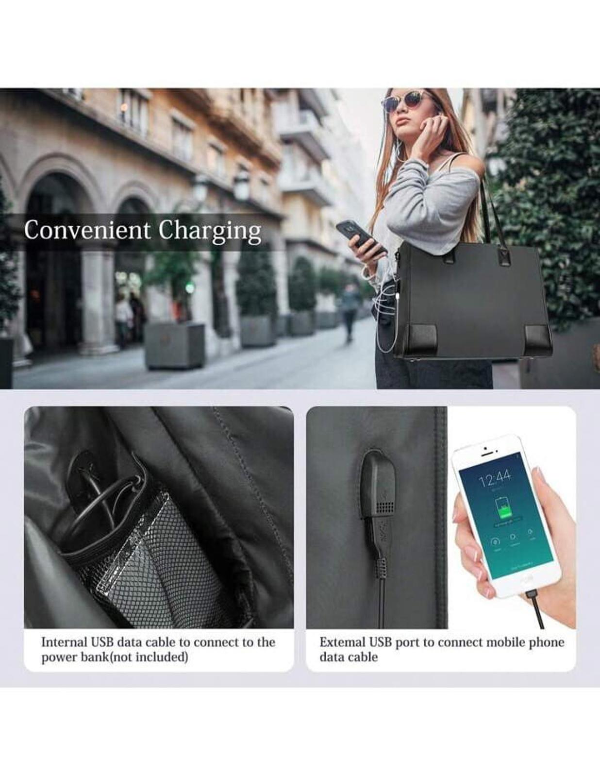 NUBILY - Designer Laptop Bags For Women - 15.6 Inch Large Waterproof Bag, New.