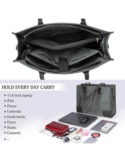 NUBILY - Designer Laptop Bags For Women - 15.6 Inch Large Waterproof Bag, New.