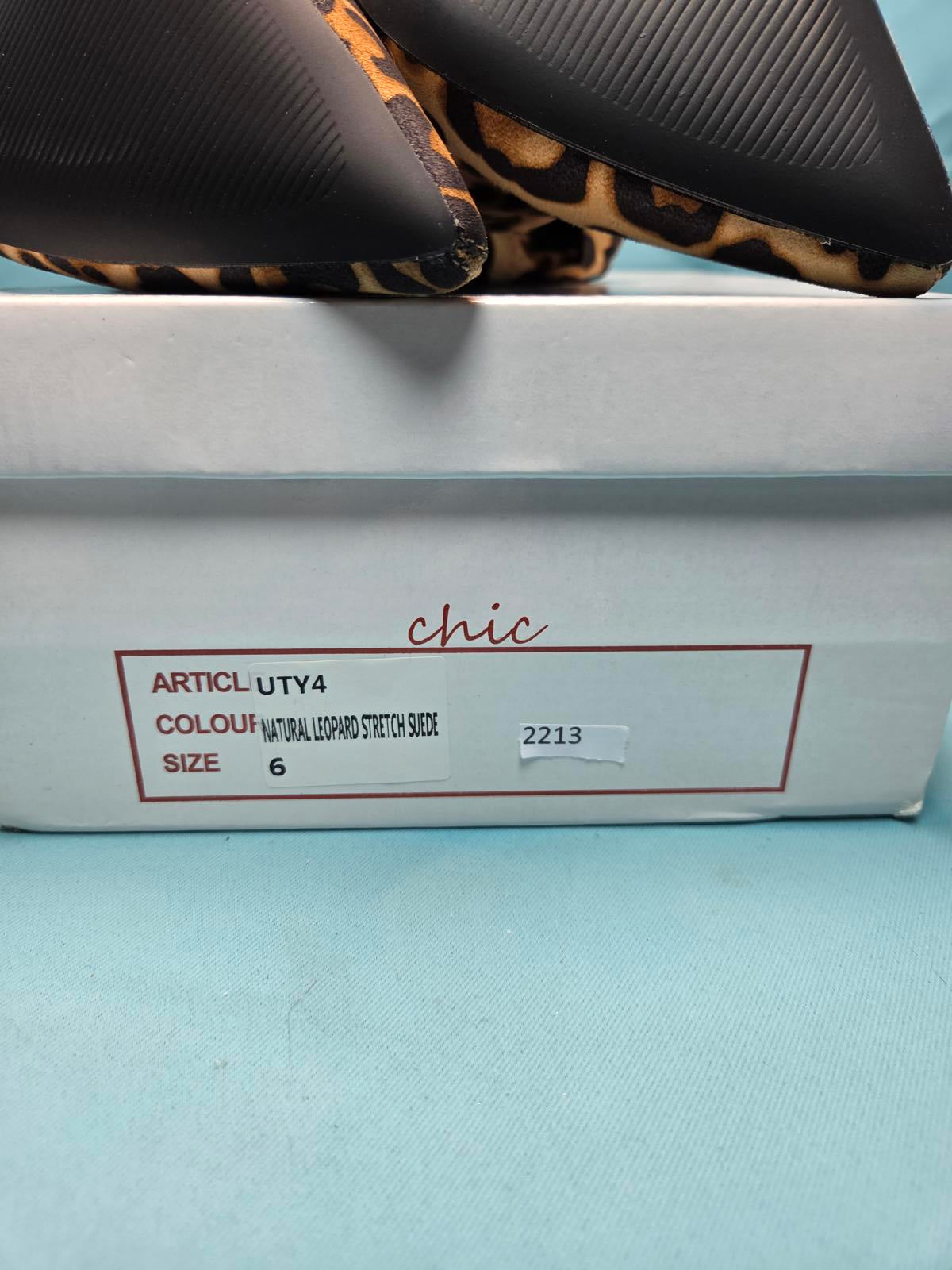 Woman's size 6 leopard print lycra boots 2213