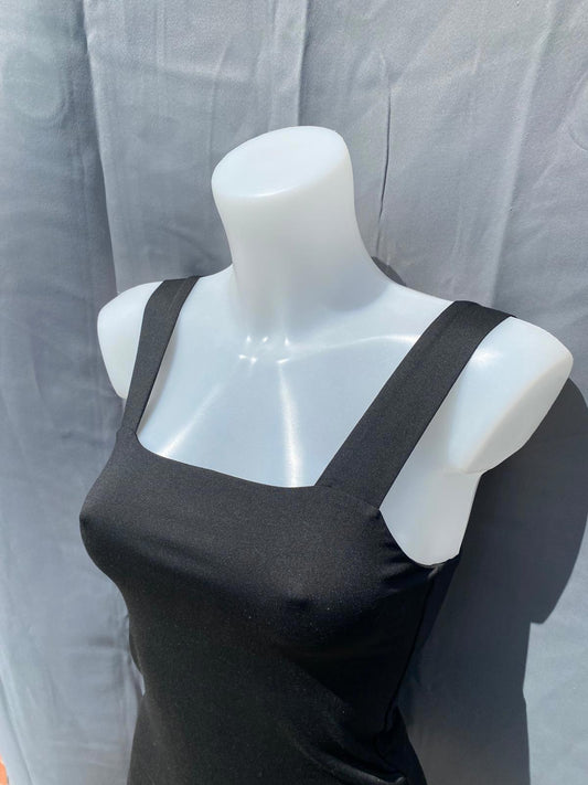 body suit sleeveless square neck 1182