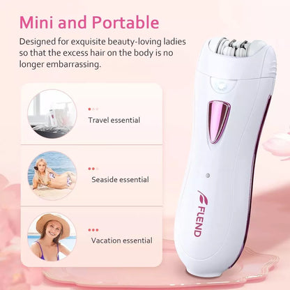 FLEND - Epilator Smooth Glide, Rechargeable Epilator for Women