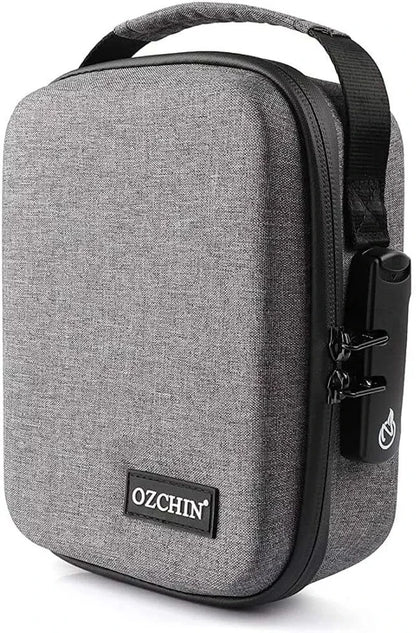 OZCHIN New Hard Shell Smell Proof Bag with Combination Lock Odor Proof Stash Box